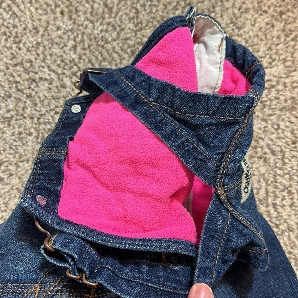 OshKosh B'Gosh Fleece Lined Denim Overalls